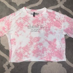 Ariana Grande Thank U, Next Tie Dye Crop Top